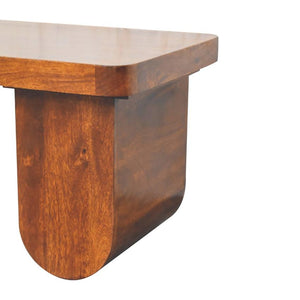 Chunky Chestnut Coffee Table | Solid Wood Living Room Centrepiece