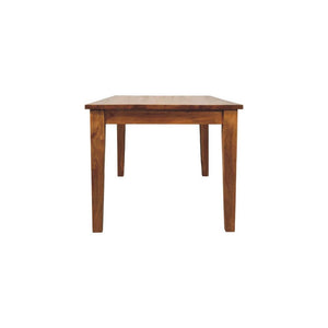 Classic Golden Teak Dining Table | Solid Wood Design
