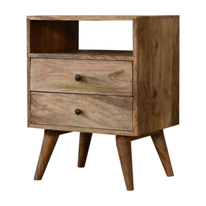 Classic Oak-Inspired Bedside Table | Natural Finish | Timeless Bedroom Storage