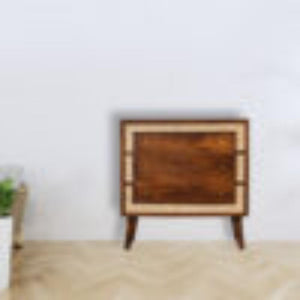 Close-Knit Chest of Drawers | Chestnut Finish | Textured Bedroom Storage