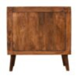 Close-Knit Chest of Drawers | Chestnut Finish | Textured Bedroom Storage