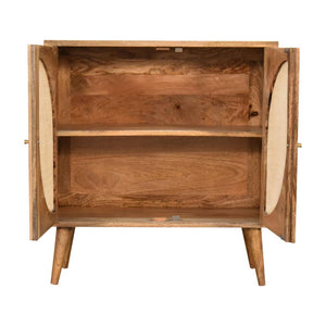 Close-Knit Leaf Cabinet | Botanical Pattern | Decorative Storage