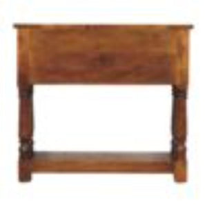 Console Table | Chestnut Finish | 4 Drawer Storage