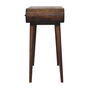 Contour Curve Dressing Table | Solid Wood Bedroom Vanity