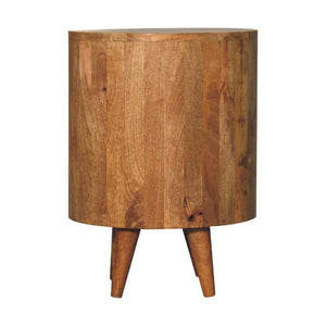 Cortez Oak-Inspired Bedside | Solid Mango Wood | Artisan-Crafted Design