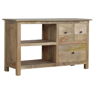 Country Media Unit | 3 Drawer Storage | Rustic TV Entertainment Cabinet