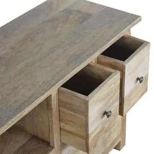 Country Media Unit | 3 Drawer Storage | Rustic TV Entertainment Cabinet