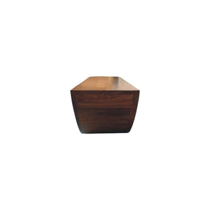 Crescent Floating Wall Shelf | Solid Mango Wood | Curved Display Ledge