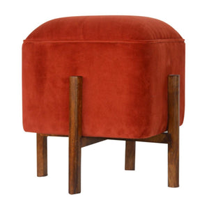 Curved Chest of Drawers | Solid Mango Wood | Oak Finish | Rounded Storage Cabinet