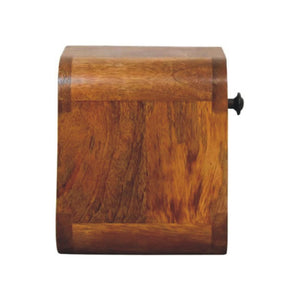 Curved Floating Nightstand | Compact Wall-Mounted Bedside Table