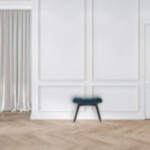 Curved Hallway Bench | Teal Cotton Velvet | Solid Mango Wood Frame | Upholstered Seating