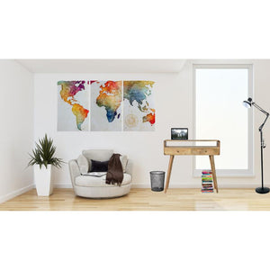 Curved Oak Finish Console Table | 2 Drawers | Solid Mango Wood