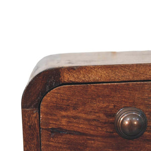 Curved Wall-Mounted Bedside Table | Floating Bedroom Storage