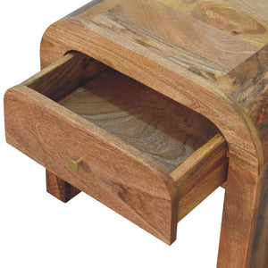 Darcy Bedside | Solid Mango Wood | Natural Wood Finish | Artisan-Crafted Design