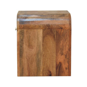 Darcy Bedside | Solid Mango Wood | Natural Wood Finish | Artisan-Crafted Design