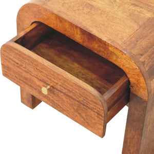 Darcy Chestnut Bedside Table | Solid Mango Wood | Bedroom Storage