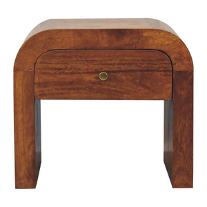 Darcy Chestnut Bedside Table | Solid Mango Wood | Bedroom Storage