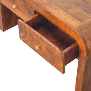 Darcy Chestnut Coffee Table | Solid Mango Wood | Artisan-Crafted Design