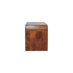 Darcy Chestnut Media Unit | Solid Mango Wood | Artisan-Crafted Design