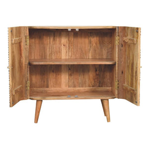 Edessa Bone Inlay Cabinet | Artisan Bone Inlay | Natural Inlay Finish | Artisan Inlay Detail