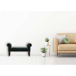 Emerald Velvet Bench | Distinctive Detail | Versatile Home Furniture