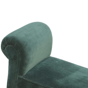 Emerald Velvet Bench | Distinctive Detail | Versatile Home Furniture