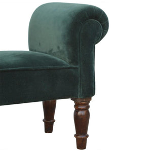 Emerald Velvet Bench | Distinctive Detail | Versatile Home Furniture