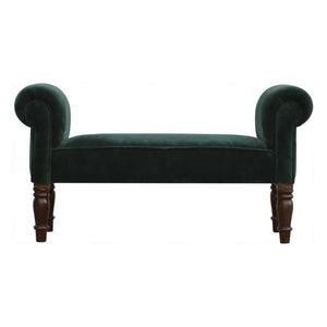 Emerald Velvet Bench | Distinctive Detail | Versatile Home Furniture