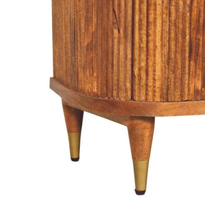 Emerson Ribbed 4 Drawer Chest | Wooden Bedroom Storage | Textured Chest of Drawers
