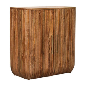 Fluted Curve Cabinet | Textured Detail | Sculptural Storage Furniture