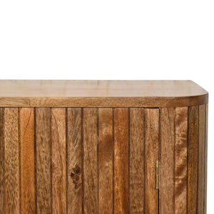 Fluted Curve Cabinet | Textured Detail | Sculptural Storage Furniture