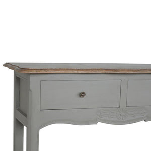 French Style Console Table | Solid Mango Wood | Classic Hallway Furniture