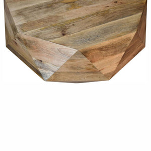 Geo Solid Wood Coffee Table | Geometric Design | Natural Timber