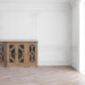 Glazed Carved Media Unit | Decorative Finish | Textured TV Storage