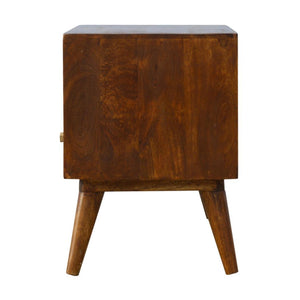 Gold Art Pattern Media Unit | Drawer Storage | Decorative TV Furniture