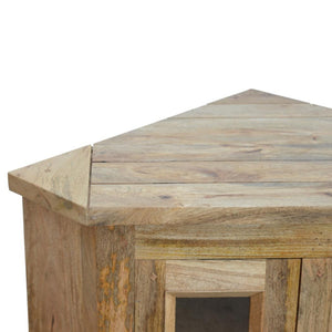 Granary 2 Door Corner TV Cabinet | Space Smart Design | Living Room Storage