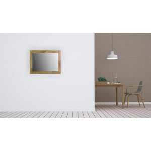 Granary Royale Mirror | Wooden Frame | Decorative Wall Accent