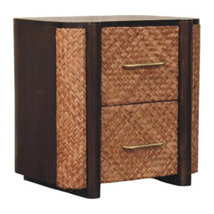 Havana Canefront Drawer Chest | Natural Cane Detail | Textured Bedroom Storage
