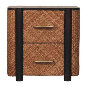 Havana Canefront Drawer Chest | Natural Cane Detail | Textured Bedroom Storage