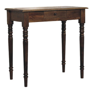 Heritage Turned-Leg Desk | Solid Wood Writing Table