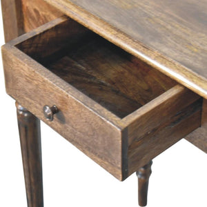 Heritage Turned-Leg Desk | Solid Wood Writing Table