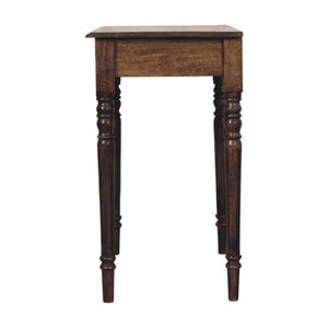 Heritage Turned-Leg Desk | Solid Wood Writing Table