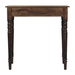 Heritage Turned-Leg Desk | Solid Wood Writing Table