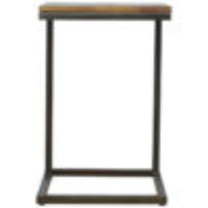 Industrial Small End Table | Compact Design | Side Table