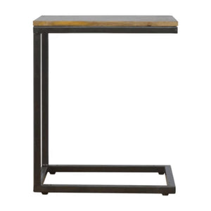 Industrial Small End Table | Compact Design | Side Table