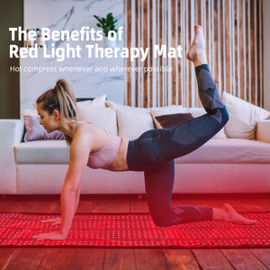 Red & Infrared LED Light Therapy Mat | Portable Full Body Pad | 660nm & 850nm | Dual Wavelength | 160×60cm