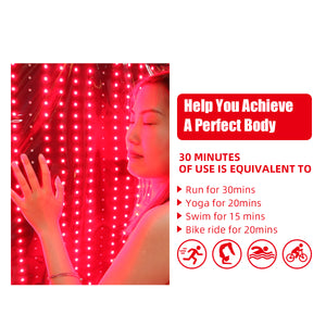 PRO Full Body Red & Infrared LED Therapy Mat | 180×80cm | Dual Wavelength 660nm & 850nm