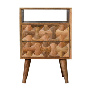 Kita Bedside Table | Contemporary Storage | Compact Bedroom Design