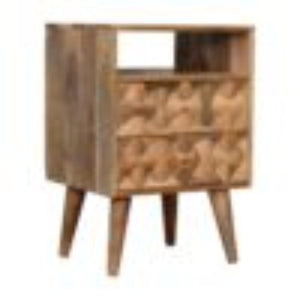 Kita Bedside Table | Contemporary Storage | Compact Bedroom Design