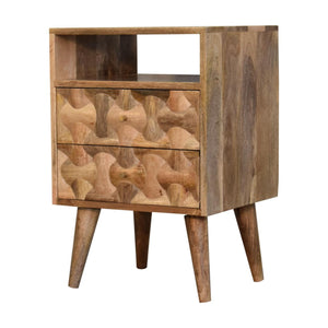Kita Bedside Table | Contemporary Storage | Compact Bedroom Design